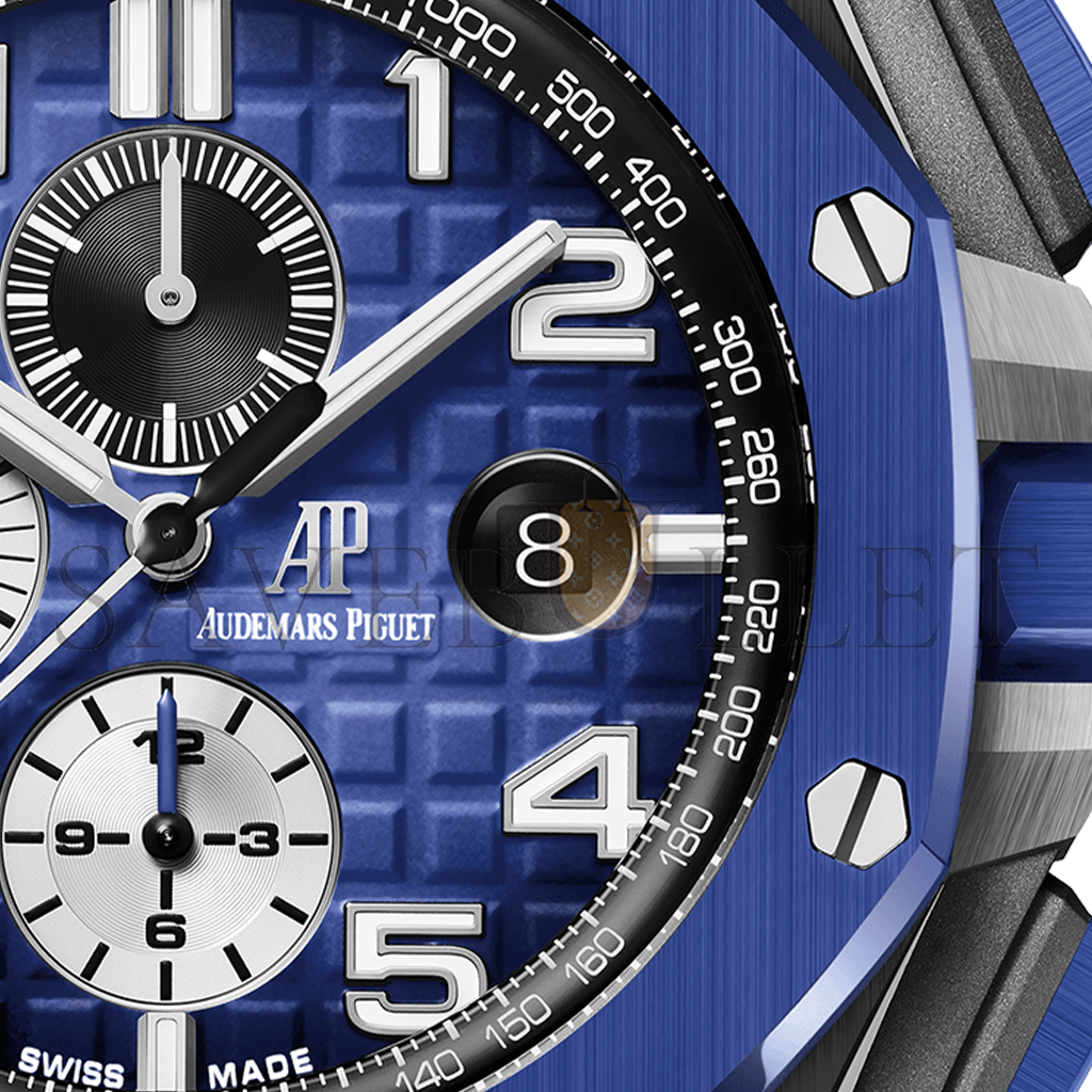 audemars P*g*et royal oak offshore blue dial 42mm watch 26405ce.oo.a030ca.01